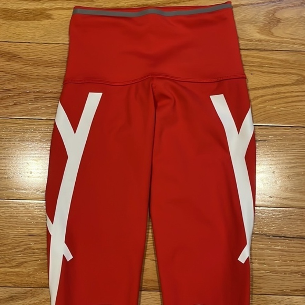 Stella McCartney for Adidas Red TP tights work out pants XXS - Picture 11 of 12